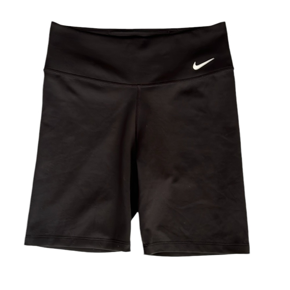 NIKE Dri-Fit Women Black Compression Biker Athletic Shorts - Size S